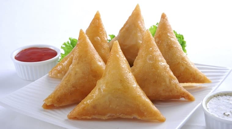 Samosa making process 3
